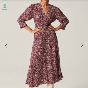 Ba&sh loa midi dress size 0 xs